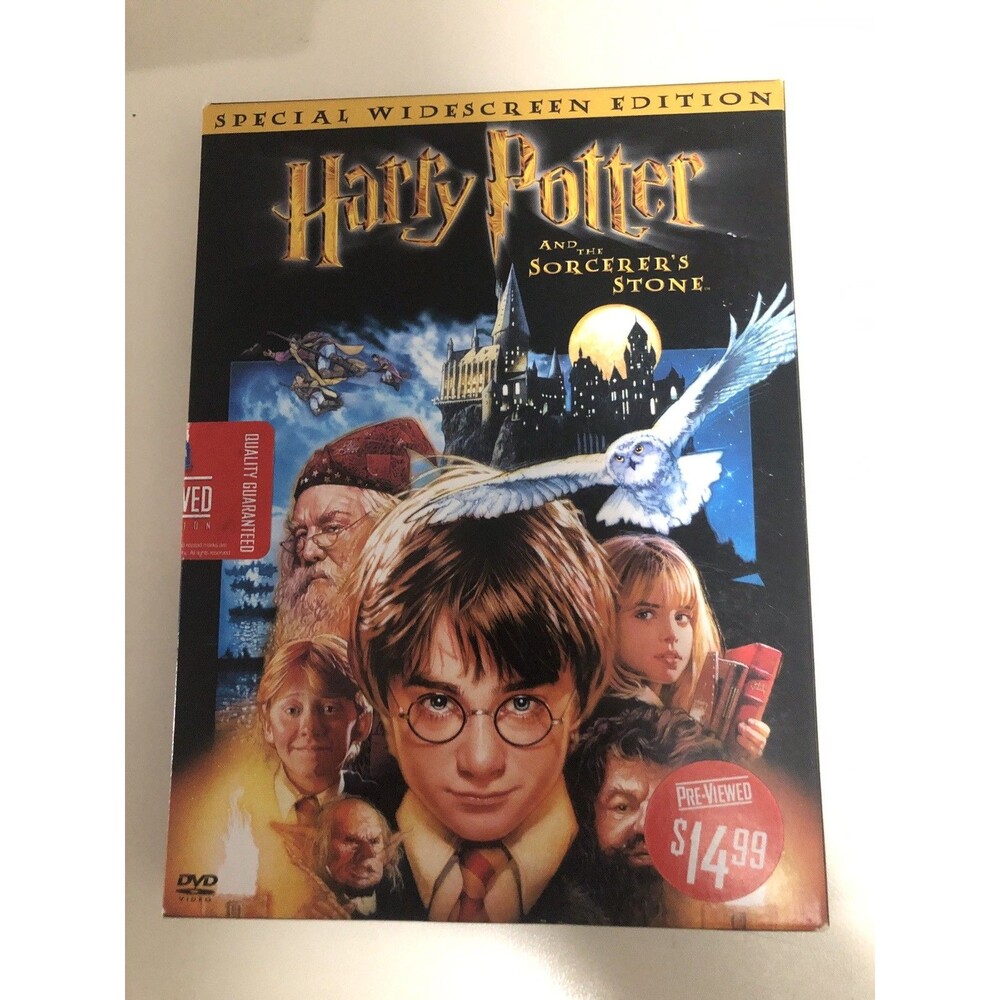 Harry Potter and the Sorcerer's Stone DVD2 002-2 Disc Set WideScreen Blockbuster